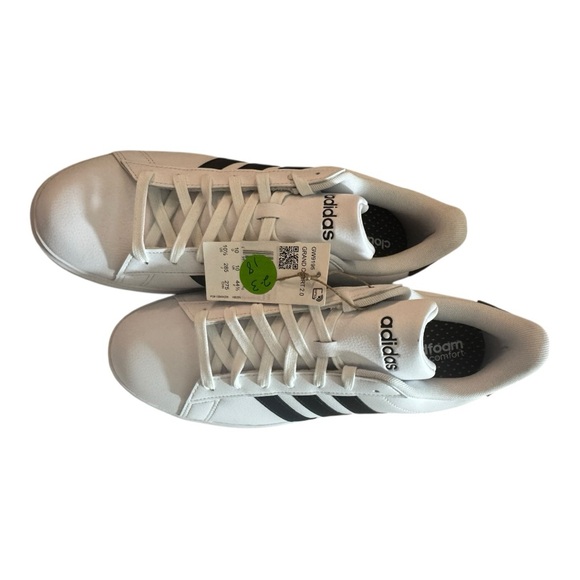 adidas Cloudfoam White and Black Sneakers - Picture 10 of 10